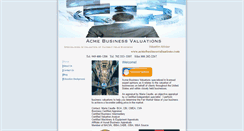 Desktop Screenshot of acmebusinessvaluations.com