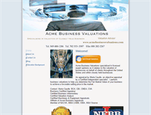 Tablet Screenshot of acmebusinessvaluations.com